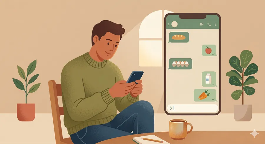Adding items via WhatsApp